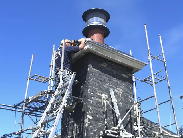 Sturdy chimney crown finished by Clearwater Chimney Sweep in Clearwater, FL