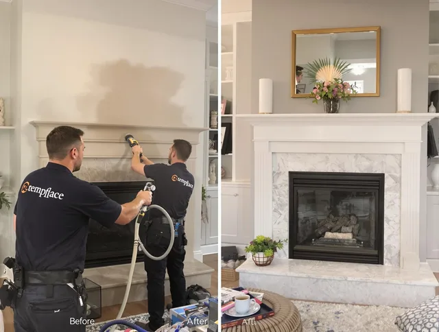 Professional soot removal by Clearwater Chimney Sweep team in Clearwater, FL